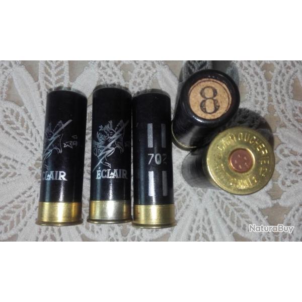 UNE CARTOUCHE DE COLLECTION DOUILLE CARTON (ECLAIR )