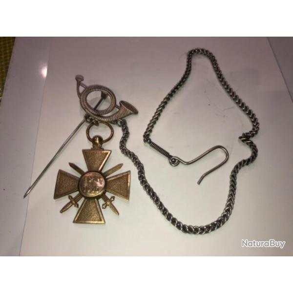 �pingle de tir argent ww1