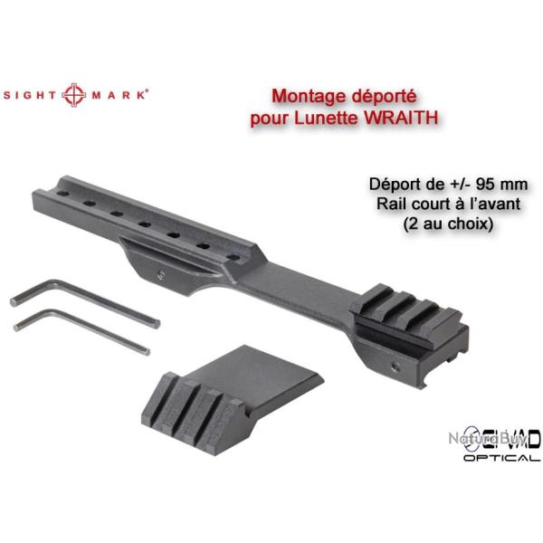 Montage dport pour lunette Sightmark WRAITH - Version 2