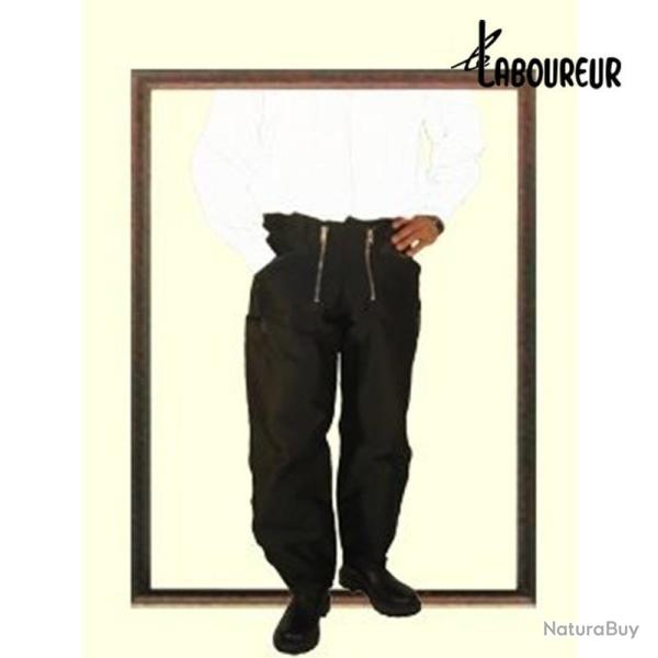Pantalon largeot Allemand moleskine � passants Le Laboureur 34 Entrejambe 90 cm Avec genouill�res ex