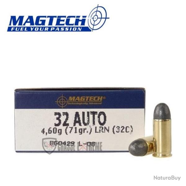 50 Munitions MAGTECH cal 32 Auto 71gr LRN