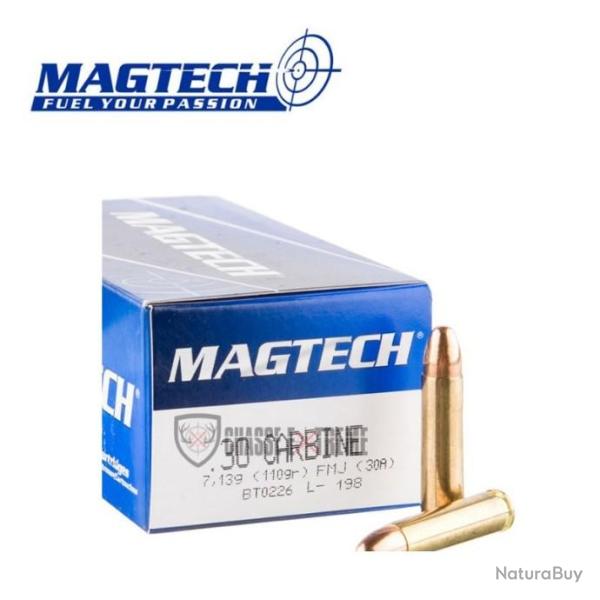 50 Munitions MAGTECH cal 30 Carbine 110gr FMJ