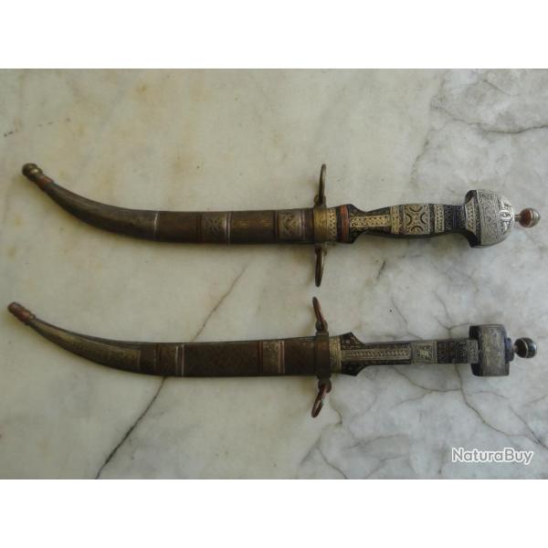koummya / Sboula / Cauteau / Dague afrique Du Nord / Marocain