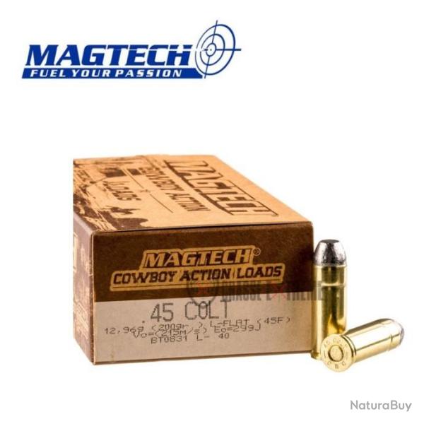 50 Munitions MAGTECH Cowboy Action cal 45 Colt 200gr LFN