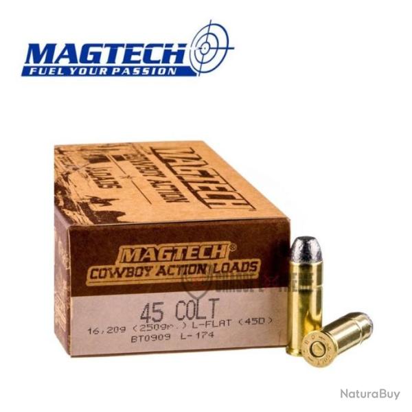 50 Munitions MAGTECH Cowboy Action cal 45 Colt 250gr LFN