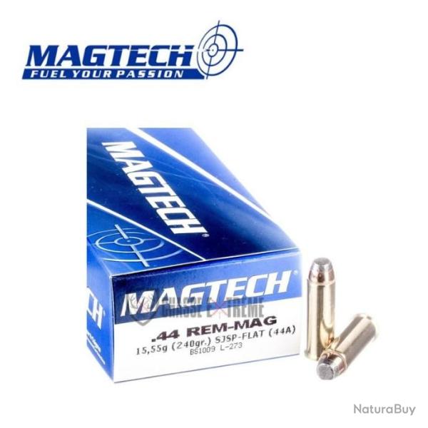 50 Munitions MAGTECH cal 44 Rem Mag 240gr SJSP Flat