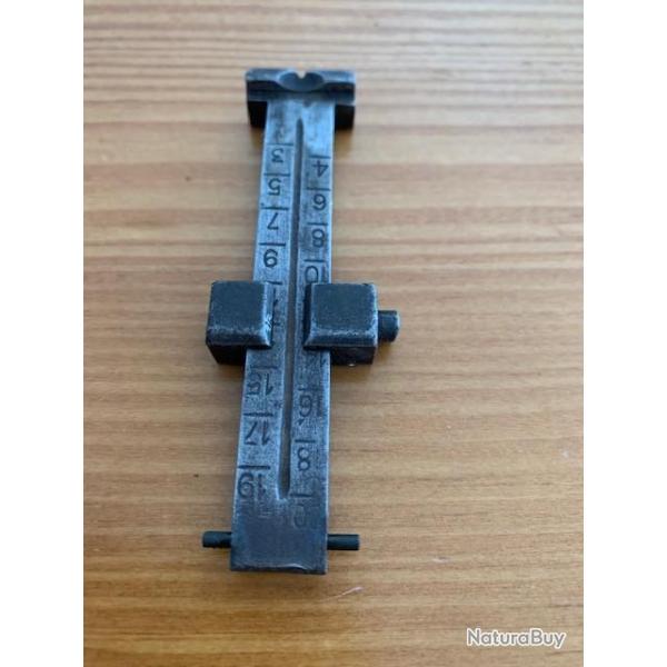 Planchette de hausse Mauser espagnol Oviedo 1916