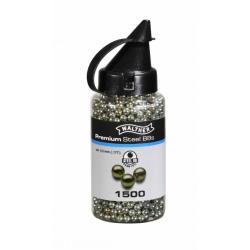 BILLES WALTHER PREMIUM BB GOLD STEEL CAL 4.5 MM 0.36G X1500