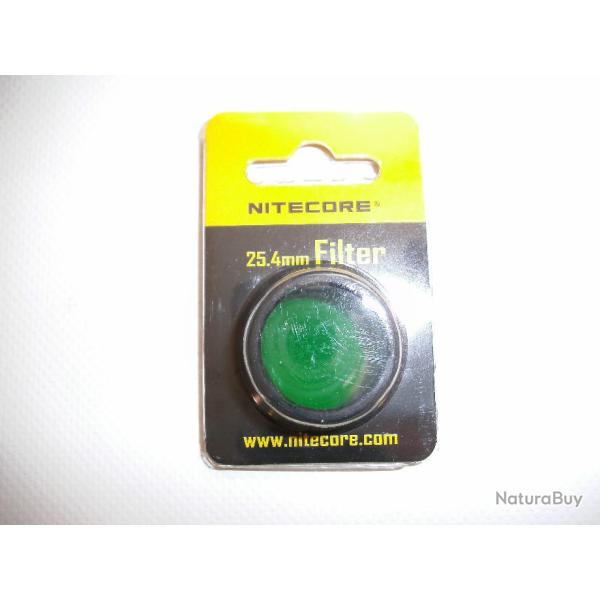 FILTRE NITECORE 25.4MM VERT