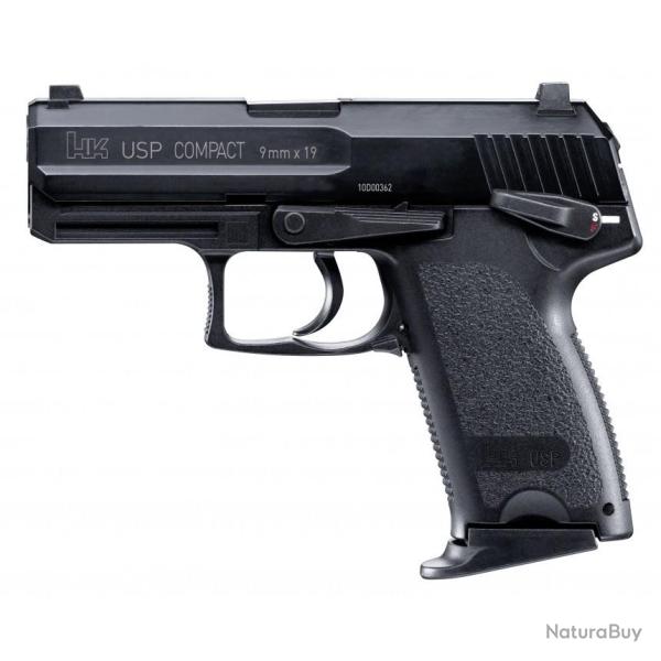 PISTOLET HECKLER&KOCH USP COMPACT BBS 6MM GAZ 1,0 J