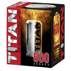 Cartouches 9mm PAK &agrave; blanc Titan Perfecta X600