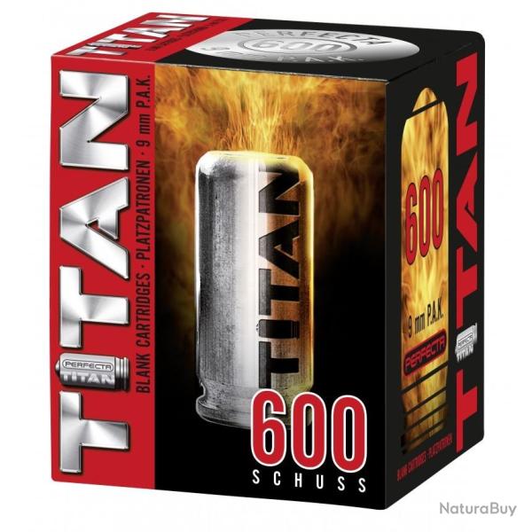 Cartouches 9mm PAK � blanc Titan Perfecta X600
