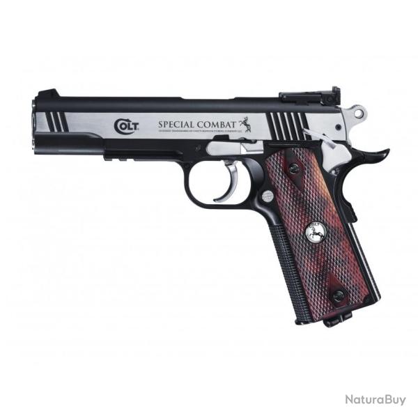 Pistolet SP Combat classic Colt CO2 cal. BB/4.5 Dark ops
