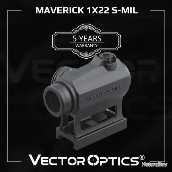 Vector Optics Maverick 1x22 MIL,couvercle en caoutchouc LIVRAISON GRATUITE !!