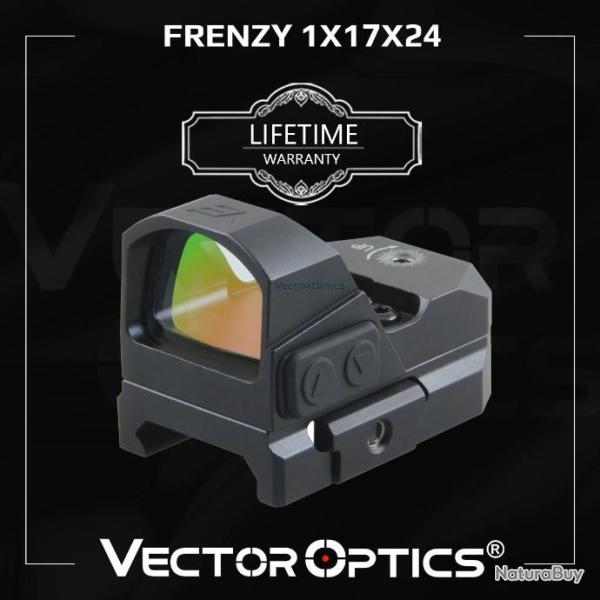 Vector Optics Frenzy-pistolet de poing, 1x17x24, point rouge, vise IPX6 LIVRAISON GRATUITE !!
