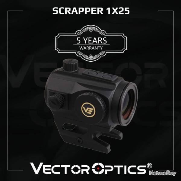 Vector Optics  grattoir � points rouges 1x25, taille de point 2MOA LIVRAISON GRATUITE !!