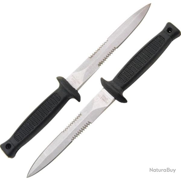 Dagues  double dfense Comprend deux poignards avec des lames  double tranchant Etui Nylon 2102337