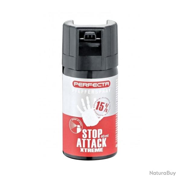 BOMBE STOP ATTACK XTREME POIVRE 40 ML PERFECTA