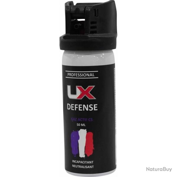 BOMBE UX 50ML GAZ CS CAPOT CLAPET