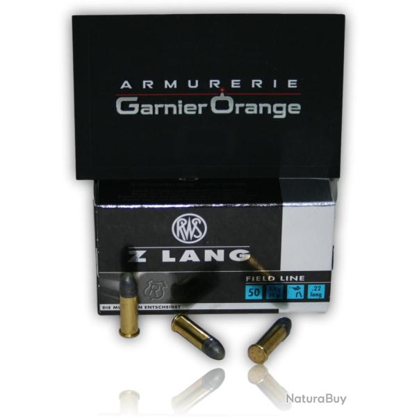 Cartouche Cal. 22 lr RWS Z LANG X50