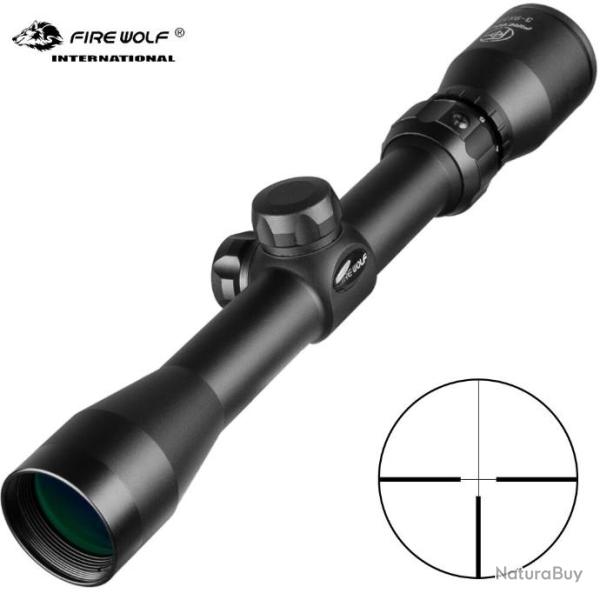 Fire Wolf 3-9X32 - lunette de vise pour fusil  air, rglable en croix LIVRAISON GRATUITE !!!