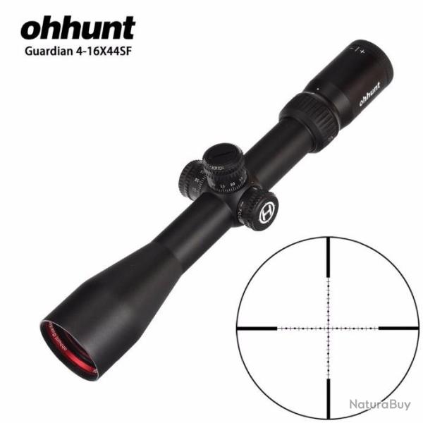 Ohhunt Guardian 4-16X44 SF 1/2 de rticule en demi-point de mil LIVRAISON GRATUITE !!!