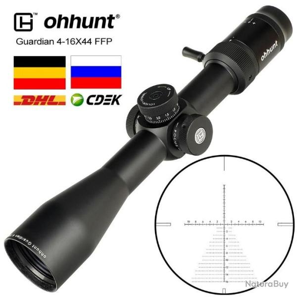 Ohhunt Guardian 4-16X44 FFP chasse lunette de vise verre grav LIVRAISON GRATUITE !!!