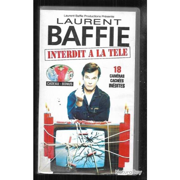 laurent baffie interdit  la tl 18 camras caches indites vhs , cassette vido