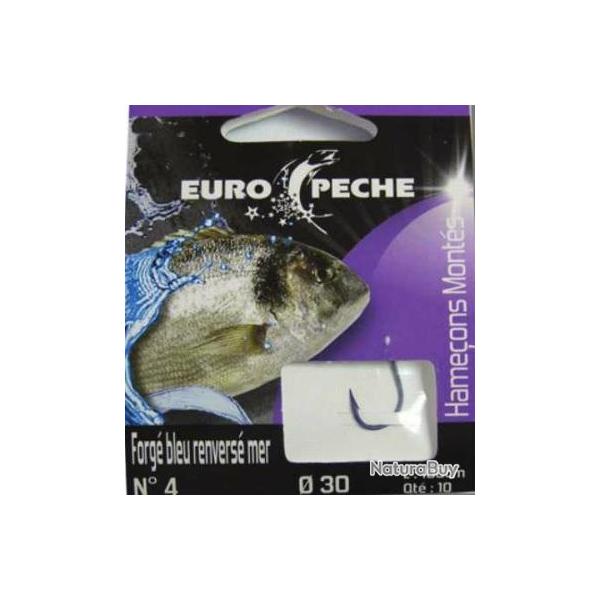 HAMECONS MONTES FORGE BLEU RENVERSE MER 100CM PAR 10 Taille 4 0.30mm