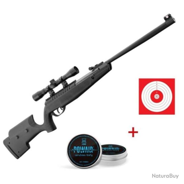 Pack Carabine � plomb BO Manufacture Benning + Lunette 4x32 - Gas pis - 24 Joules / Pack complet