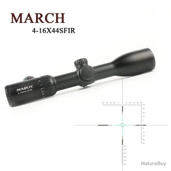 4-16X44 Lunette de vise militaire illumine rouge/vert, pour chasse,LIVRAISON GRATUITE !!!