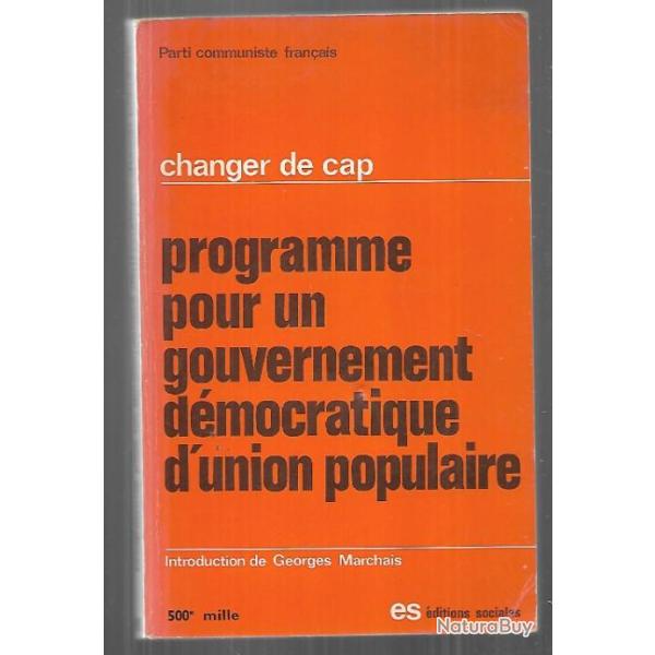 programme pour un gouvernement d�mocratique d'union populaire parti communiste fran�ais