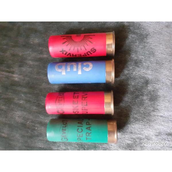 Une cartouche Gevelot plastique sport au choix cal. 12