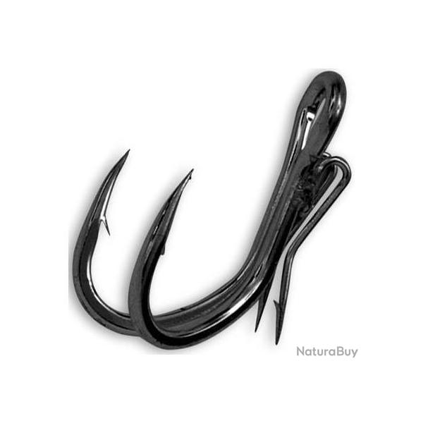 HAMECONS SILURE GHOST DOUBLE BLACK NICKEL PAR 5 Taille 4/0