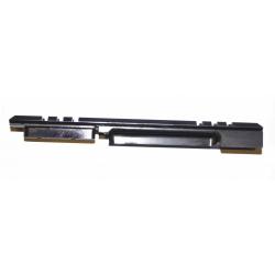 Rail de lunette MAS36 type FRF1 FRG2 systeme picatinny usin&eacute; en acier bronz&eacute; noir mont