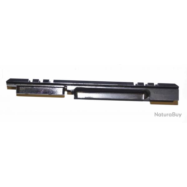 Rail de lunette MAS36 type FRF1 FRG2 systeme picatinny usin&eacute; en acier bronz&eacute; noir mont
