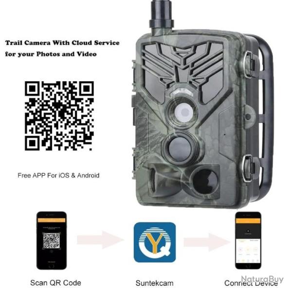 Camra sans fil HC810LTE, 20MP/1080P, 4G, systme de suivi des pistes LIVRAISON GRATUITE !!!!