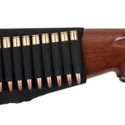 Cartouchi&egrave;re de crosse noire pour balles Verney Carron