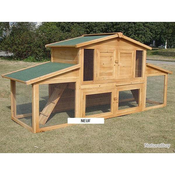 Poulailler clapier abri poule caille lapin NEUF 13CL