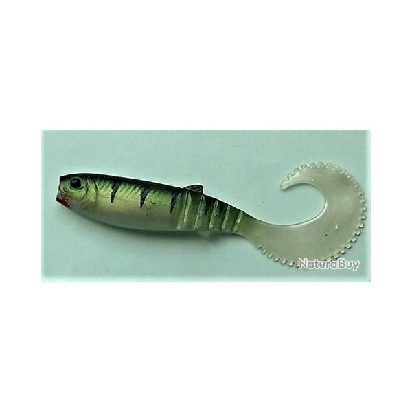 Leurre souple poisson virgule - 12 cm - 8.20 gr - Vert