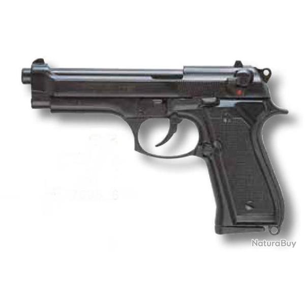 op�def! Pistolet d'alarme BRUNI 92 auto cal.9mm blanc ou � gaz noir