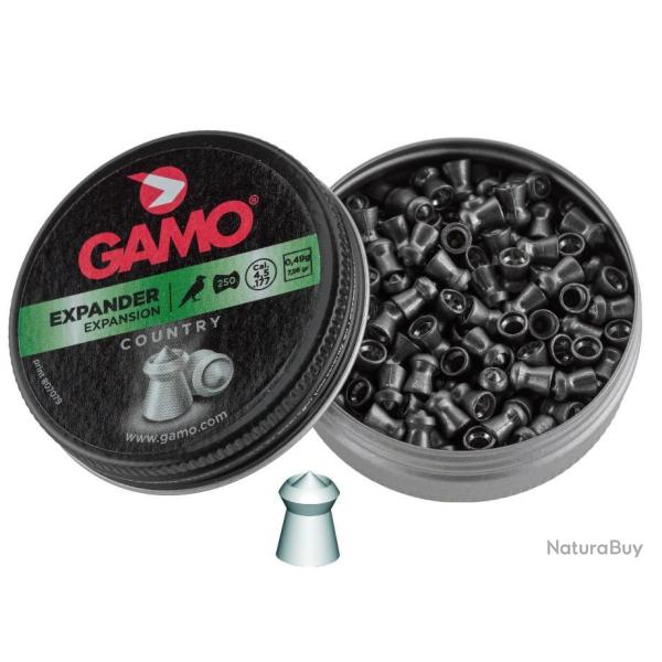 Plombs Gamo expander � T�te POINTUE � Cal 4.5 mm  Boite de 250