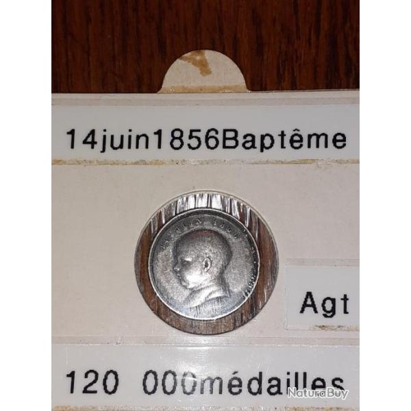 Mini medaille en argent Bapt�me