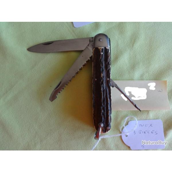 N�5 couteau pliant bargeon issarinox inox chasse chasseur p�che p�cheur militaire randonn�e