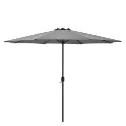 Parasol de jardin polyester Acier diam&egrave;tre 300 cm gris 03_0005910