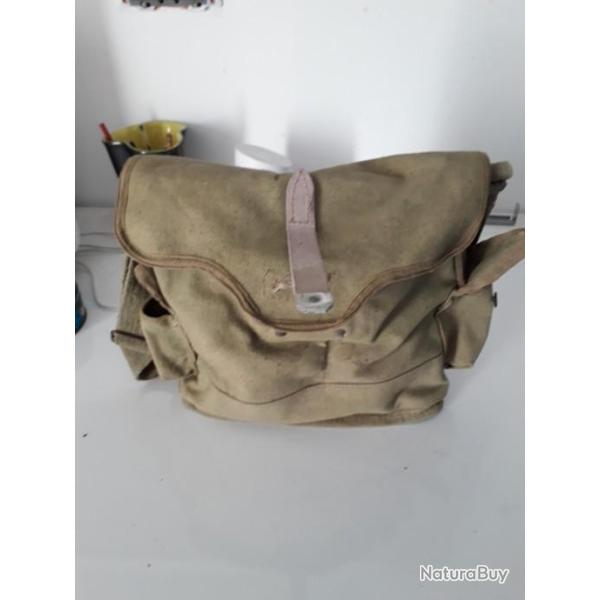 musette masque a gaz , ANP 31 france ww2 marquage present