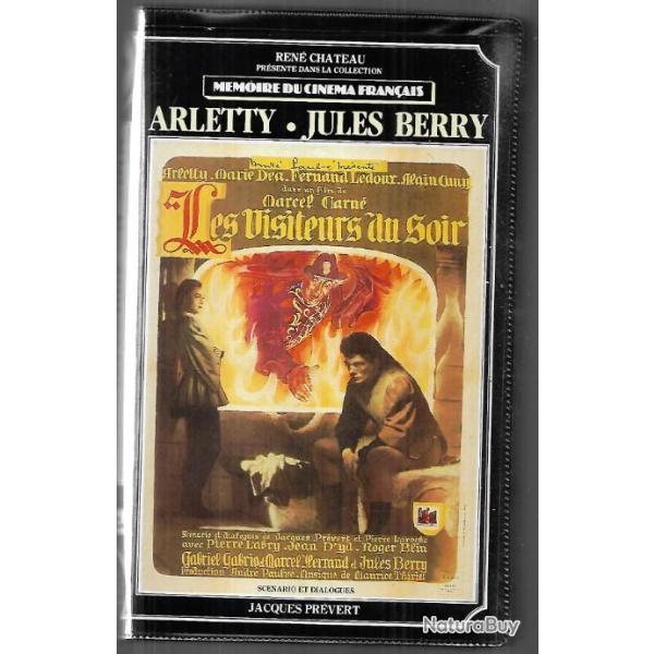 les visiteurs du soir,  ren� chateau vid�o . moyen-age ,arletty jules berry vhs