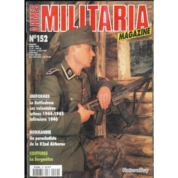 Militaria magazine 152 �puis� �diteur, la berg  mutze , volontaires lettons 1944-1945, char kv-1s 85