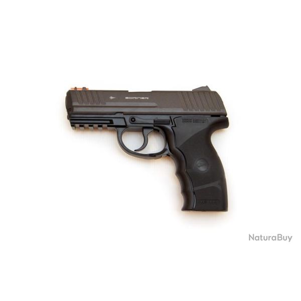 Pistolet Co2 culasse fixe BORNER W3000M cal. 4.5mm BB's