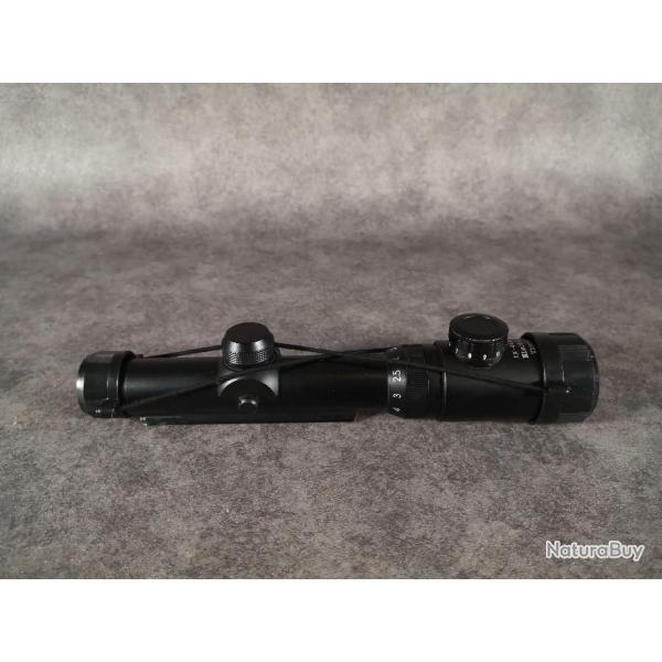 LUNETTE ELECTROVISEE 1-4X20 A RAIL RETICULE LUMINEUX OCCASION